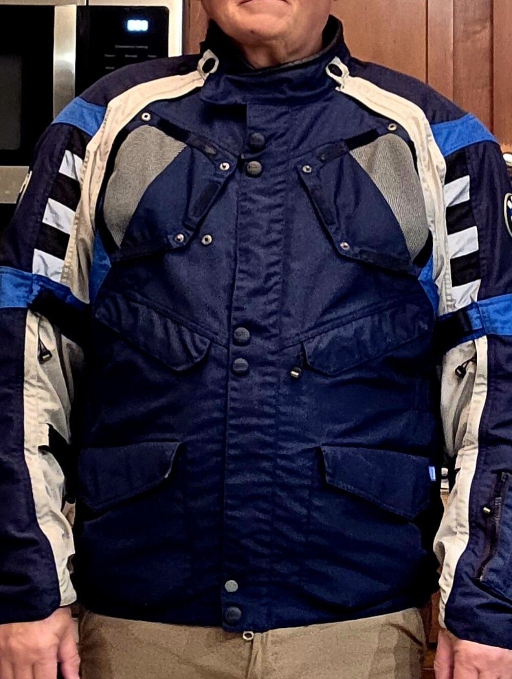 Size 62 (2-3XL USA)Authentic Men's Blue BMW MOTORRAD Rallye GS Adventure Jacket! - Picture 2 of 13
